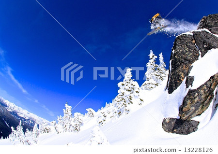 snowboard, snowboarding, jumping 13228126