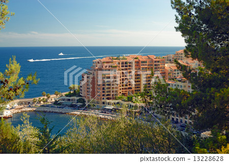 Modern apartment houses in Monte Carlo 13228628