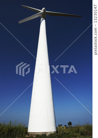 Photo of Wind power installation in sunny day 13230147