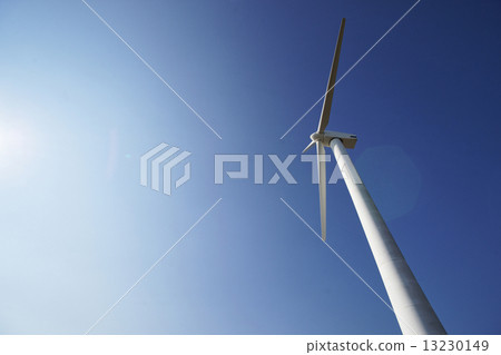 Photo of Wind power installation in sunny day 13230149