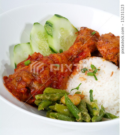 Curry Chicken with rice Curry Chicken with rice 13231123