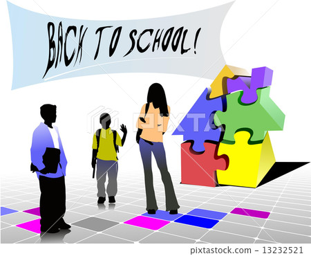 Back to school. Vector illustration Back to school. Vector illustration 13232521