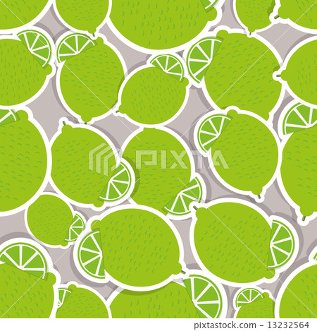 Limes pattern. Seamless texture with ripe limes Limes pattern. Seamless texture with ripe limes 13232564