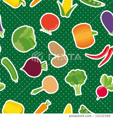 vegetable seamless pattern. The image of vegetables 13232589