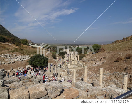 世界遺產Efes廢墟Creste街道風景 13232979