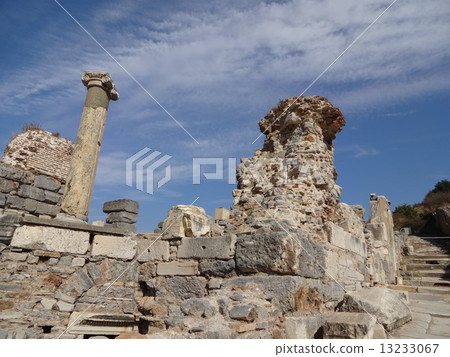 世界遺產世界上最好的希臘/羅馬遺址之一的以弗所遺址 13233067