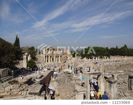 世界遺產Ephesan廢墟Kelsus圖書館風景 13233069