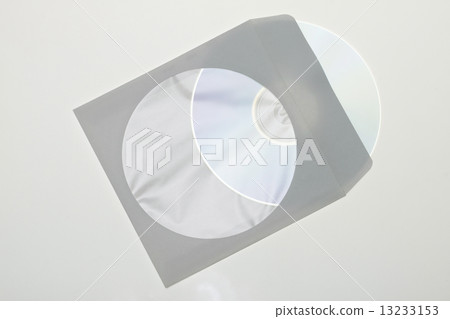 CD dvd blue ray with paper case isolated on a white background 13233153
