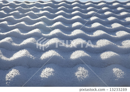 Snow on roof 13233289