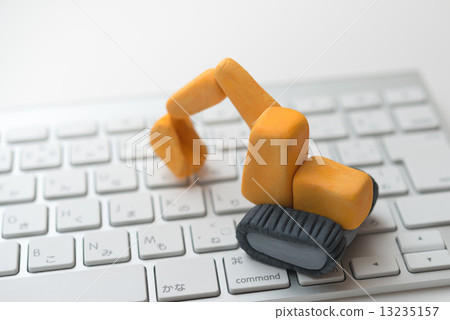 Heavy machine and keyboard Heavy machine and keyboard 13235157