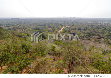 View from Sigiriya Lion's rock palace 13237002