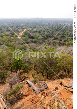 View from Sigiriya Lion's rock palace 13237003