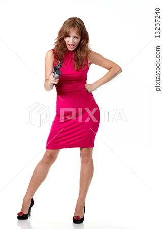 Sexy Action Girl with gun Sexy Action Girl with gun 13237240