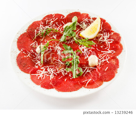 beef carpaccio beef carpaccio 13239246
