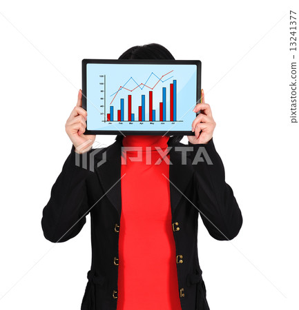 chart on screen chart on screen 13241377