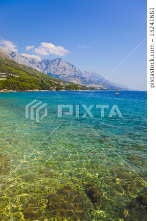 Beach at Brela, Croatia 13241681