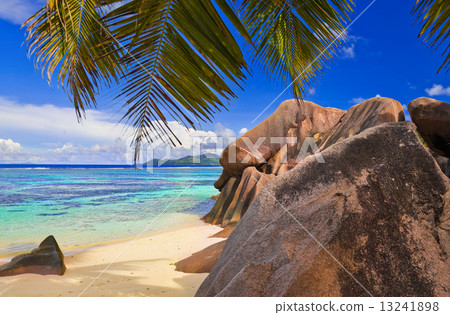 Beach Source d'Argent at Seychelles 13241898