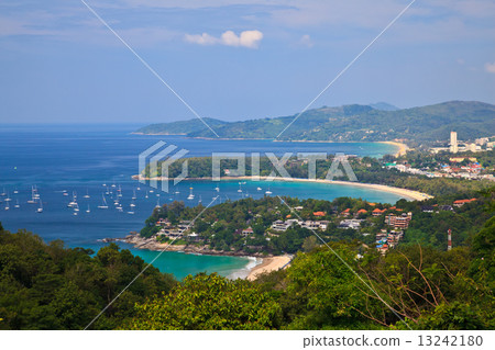 Bird eye view of Phuket, Thailand 13242180