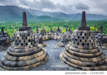 Borobudur Buddist temple Yogyakarta. Java, Indonesia Borobudur Buddist temple Yogyakarta. Java, Indonesia 13242307