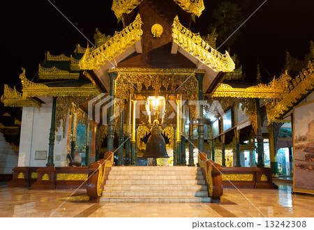 pagoda, hall, shwedagon 13242308