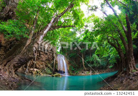 Erawan Waterfall, Kanchanaburi, Thailand Erawan Waterfall, Kanchanaburi, Thailand 13242451