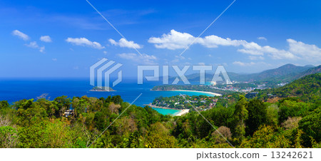 Bird eye view of Phuket, Thailand 13242621