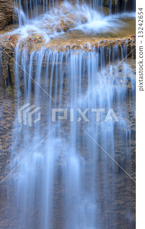 Close up Erawan Waterfall in Kanchanaburi, Thailand 13242654
