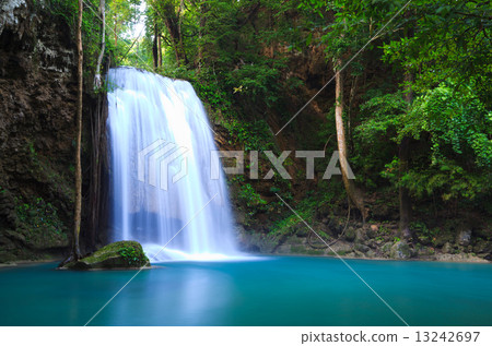 Erawan Waterfall in Kanchanaburi, Thailand 13242697