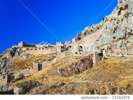 Old fort in Corinth, Greece Old fort in Corinth, Greece 13242978