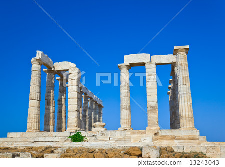 Poseidon Temple at Cape Sounion near Athens, Greece 13243043