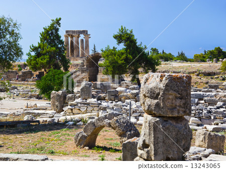Ruins of temple in Corinth, Greece Ruins of temple in Corinth, Greece 13243065
