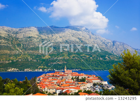 Town Korcula in Croatia Town Korcula in Croatia 13243295