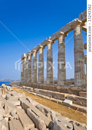 Poseidon Temple at Cape Sounion near Athens, Greece Poseidon Temple at Cape Sounion near Athens, Greece 13243362