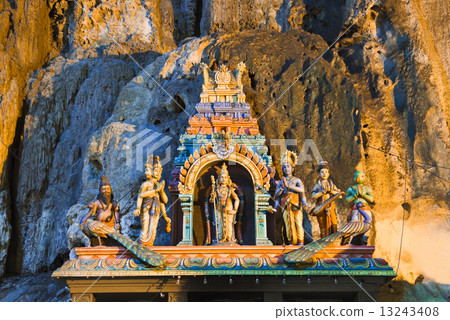 Statue of god at Batu caves, Kuala-Lumpur, Malaysia 13243408