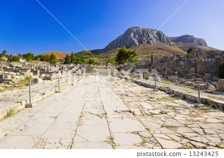 Ruins of town in Corinth, Greece Ruins of town in Corinth, Greece 13243425