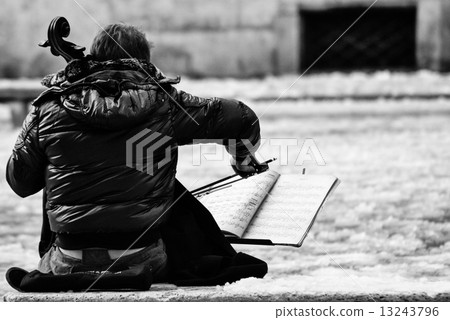 Music in the snow 13243796