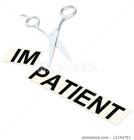 Scissor cut impatient Scissor cut impatient 13244761
