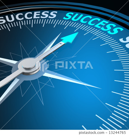 Success word on compass Success word on compass 13244765