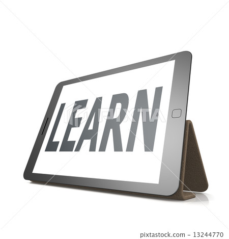 Tablet with learn word 13244770