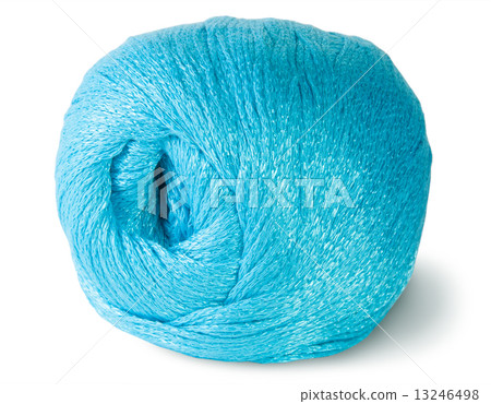 Blue knitting yarn clew Blue knitting yarn clew 13246498
