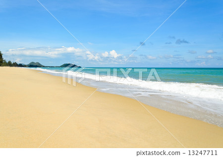 Beach and sea in Thailand. 13247711