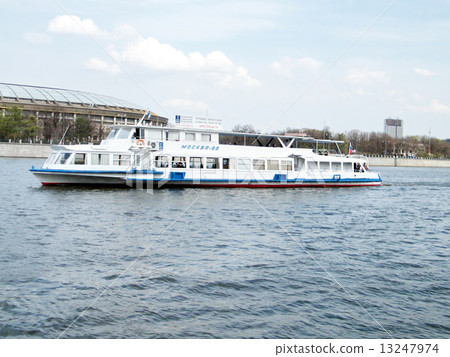 Moscow Water-bus near Luzhniki Stadium 2011 13247974