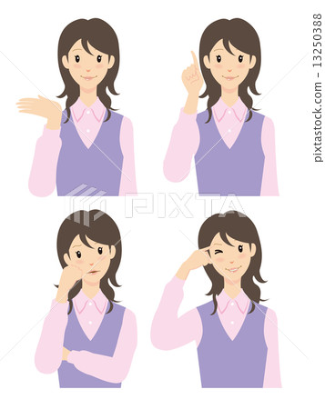 指導的女性 13250388