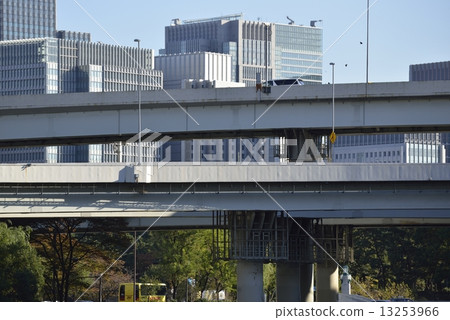 大都會高速公路中心城市圈線和丸之內建築鎮 大都會高速公路中心城市圈線和丸之內建築鎮 13253966