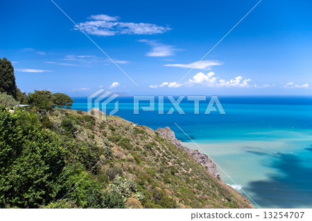 Rocky coast, Tindari, Sicily 13254707