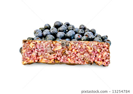 Granola bar with blueberries Granola bar with blueberries 13254784