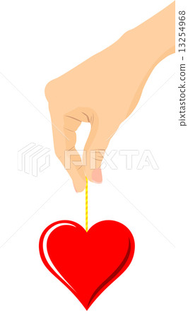 Heart in hand - Stock Illustration [13254968] - PIXTA