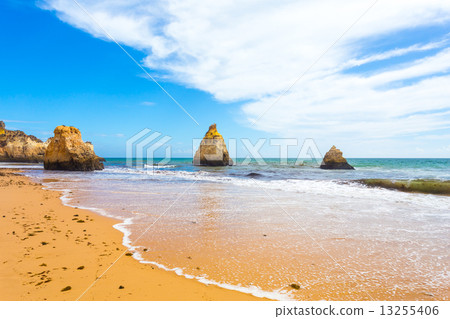 Rocky cliffs on the coast of the Atlantic ocean Rocky cliffs on the coast of the Atlantic ocean 13255406
