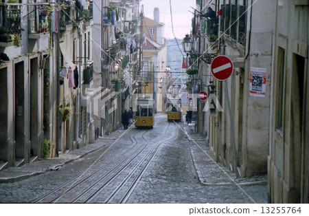 Lisbon cable car line 13255764