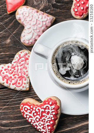 heart of cookies for the holiday Valentine's day heart of cookies for the holiday Valentine's day 13258160